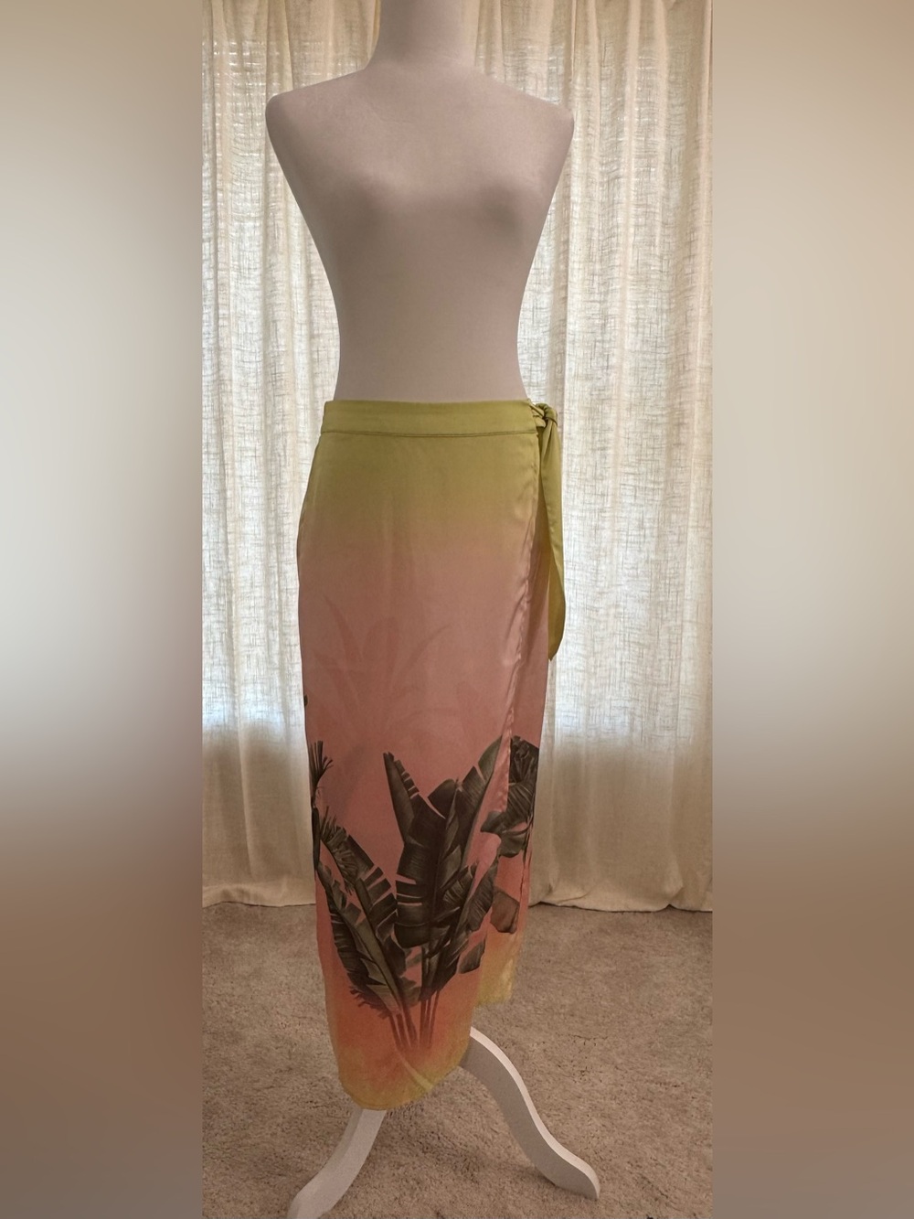 Rachel Zoe Satin Maxi Skirt - Size Small